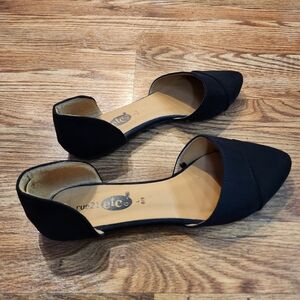 Rue21 Etc! Black Ballet Flats Women's L (8/9)
